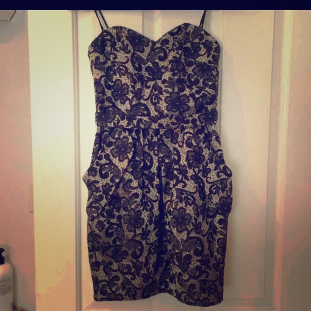 NWT A•B•S Strapless Dress